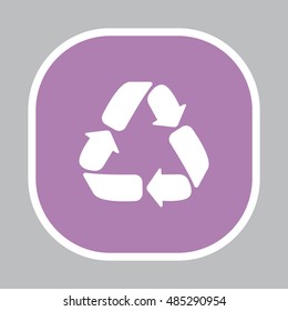 Recycle sign isolated