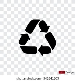 Recycle sign isolated