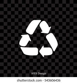 Recycle sign isolated