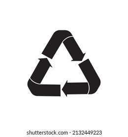 Recycle sign isolated on a white background