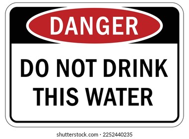 Recycle sign and labels recycled water