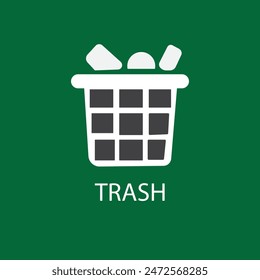 Recycle sign or Packaging sign vector illustration, International symbol used on packaging to remind people to dispose of it in a bin instead of littering, The universal recycling symbol isolated