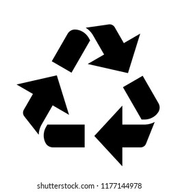 Recycle sign three arrows