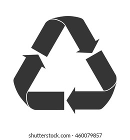 Recycle sign, vector design
