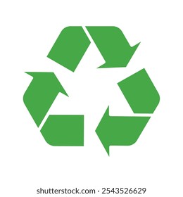 Ilustración de diseño de Vector de letrero de reciclaje 