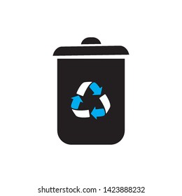 Recycle sign Vector icon. Trash symbol. Eco bio waste concept