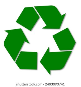 fondo de ilustración vectorial de signo de recicle