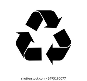 Recycle sign vector illustration, Set of packaging products symbols, packaging labels, information sign of recycling, cycle green symbols, Recycle icon symbol, Recycling and rotation arrow icon pack.