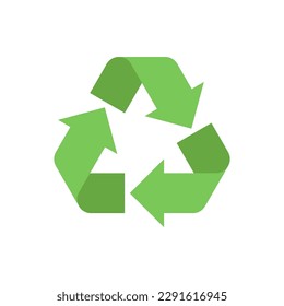 Recycle sign vector, International plastic bag free day related