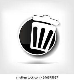 Recycle sign web icon