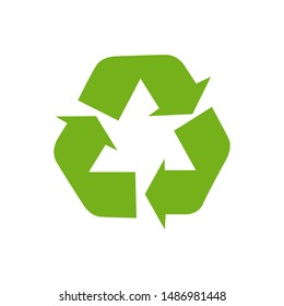 recycle sign,recycle symbols icon illustration vector