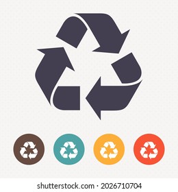 Reciclar signos en el fondo del patrón de punto