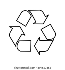 Recycle simbol - Shutterstock ID 399527356