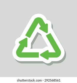 Recycle Sticker Icon
