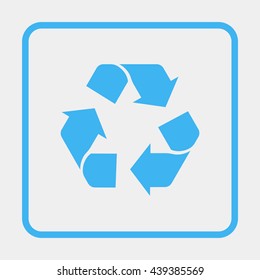 Recycle symbol.