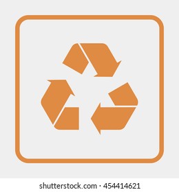 Recycle symbol.