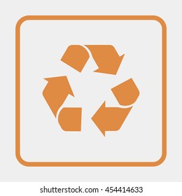 Recycle symbol.