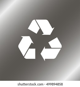 Recycle symbol.