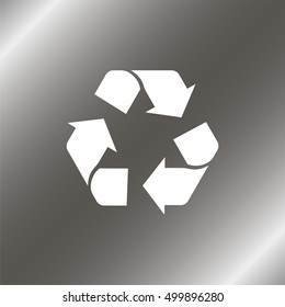 Recycle symbol.