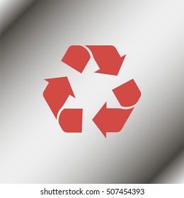 Recycle symbol.