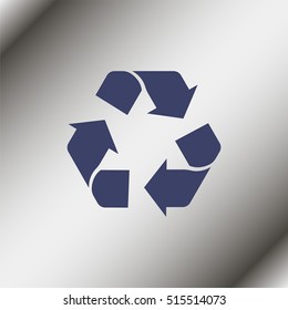 Recycle symbol.