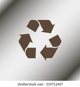 Recycle symbol.