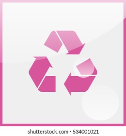 Recycle symbol.