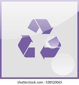 Recycle symbol.