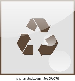 Recycle symbol.