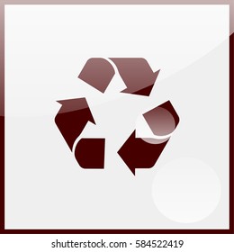 Recycle symbol.