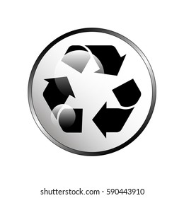 Recycle symbol.