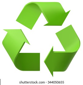 Recycle Symbol 3D Shape