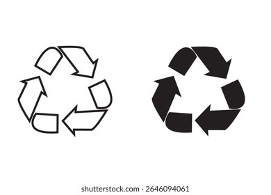 RECYCLE SYMBOL AND RECYCLE ABLE PRODUCT IN MARKETPLACE
