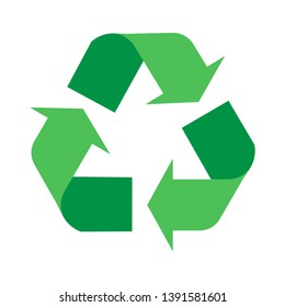 Recycle Symbol Background Icon Vector
