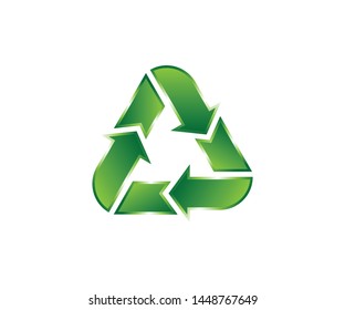 Recycle symbol for eco environments vector image.