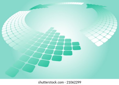 recycle symbol in green in vector