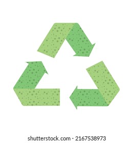 icono de símbolo de recirculación aislado