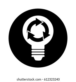 recycle symbol isolated icon