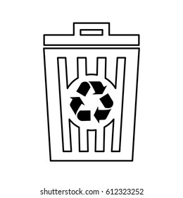 recycle symbol isolated icon