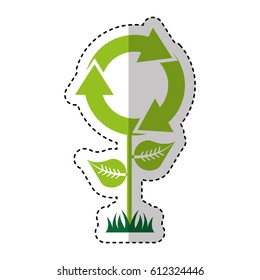 recycle symbol isolated icon