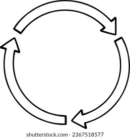 símbolo de reciclaje sobre fondo blanco