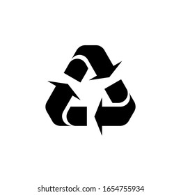 recycle symbol for package sign