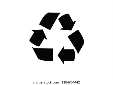 Recycle symbol recycling garbage icon environment