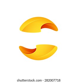 Recycle symbol or sign of arrow refresh, reload, rotation, packaging, loop sphere logo.
Vector illustration design elements.