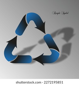 Symbol Vectordesign recyceln