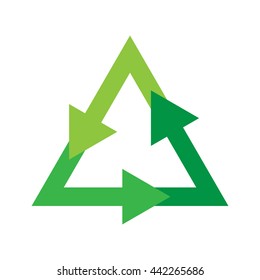 recycle symbol vector design illustration