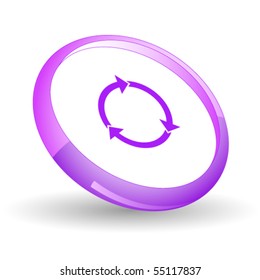 Recycle symbol. Vector icon.