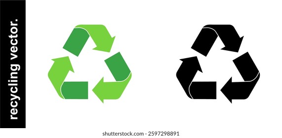 recycle symbol vector icon pack