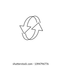 Recycle Symbol Vector in Illustration