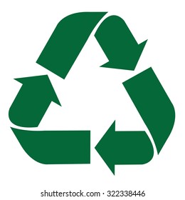 Recycle symbol, Vector illustration
